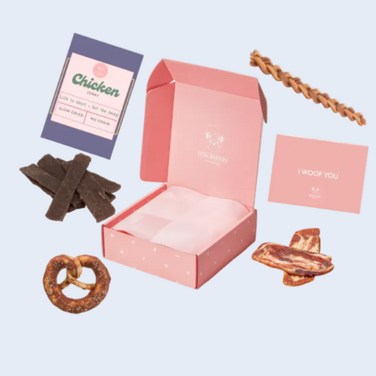 Charkbox – presentbox med charkgodis för hund