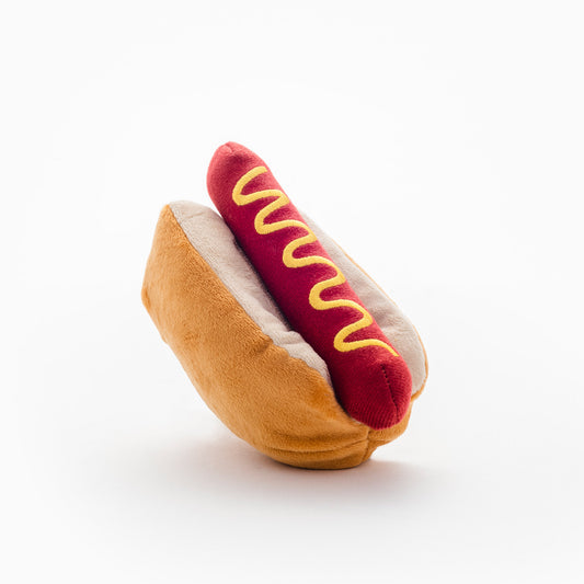 Hot Dog hundleksak – rolig squeaky leksak för hund