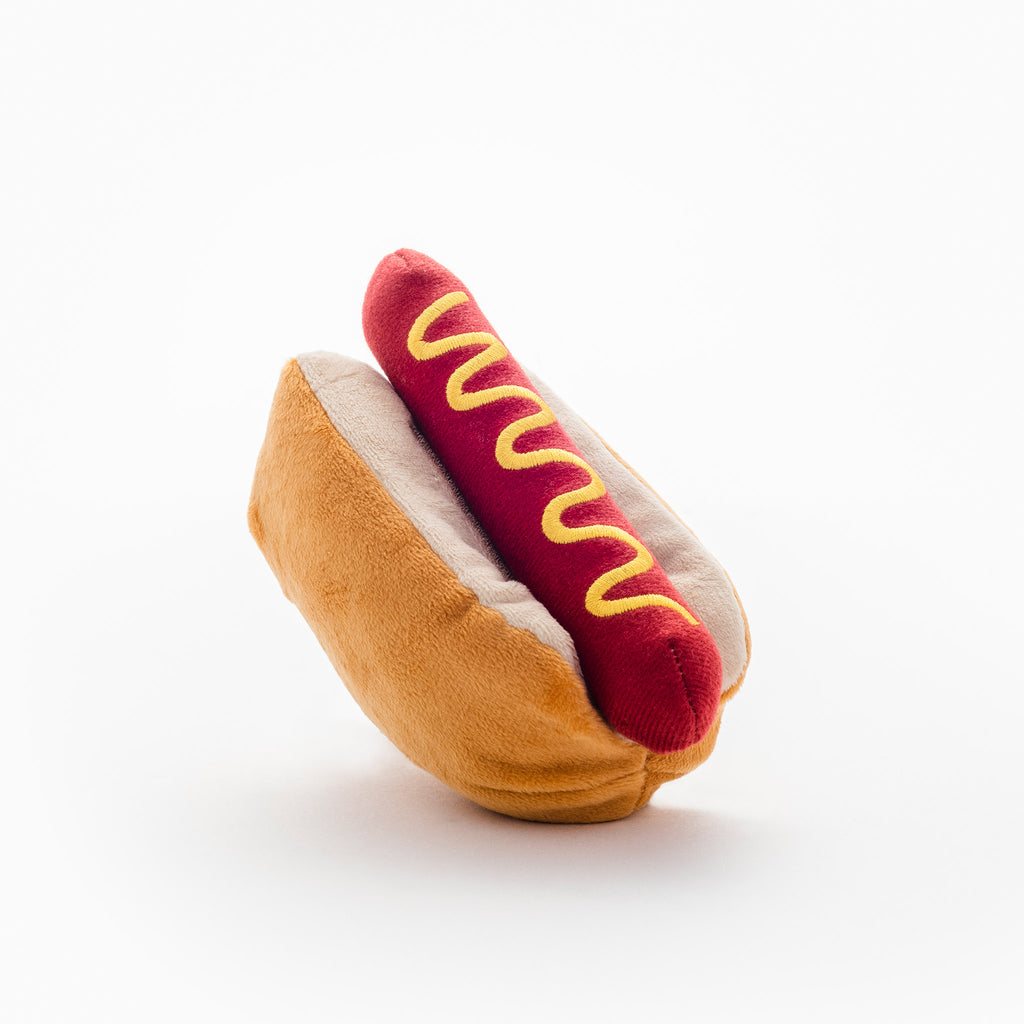 Hot Dog - Rolig hundleksak i bra kvalitet. Fun dog toy with good quality.